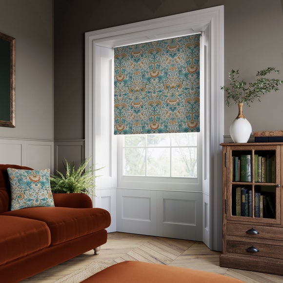 William Morris at Home Lodden Daylight Made to Measure Roller Blind Lodden Rust