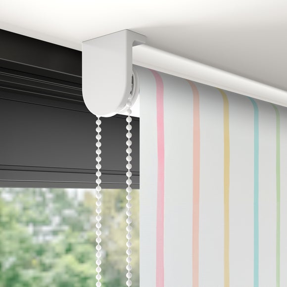Rainbow Stripe Blackout Made to Measure Roller Blind Rainbow Stripe