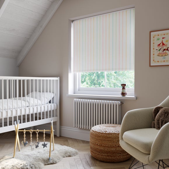 Rainbow Stripe Blackout Made to Measure Roller Blind Rainbow Stripe