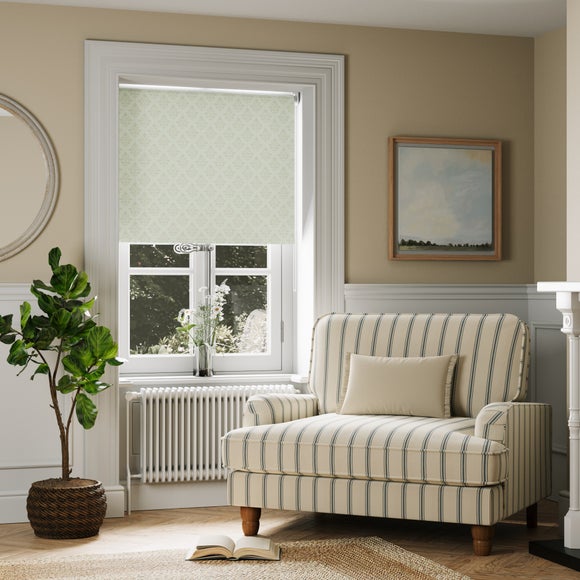 Churchgate Morecott Fire Retardant Blackout Made to Measure Roller Blind Natural