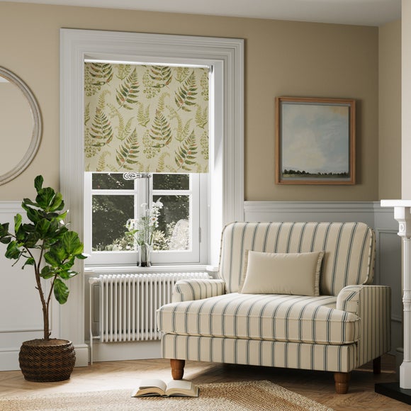 Churchgate Huncote Fire Retardant Daylight Made to Measure Roller Blind Moss