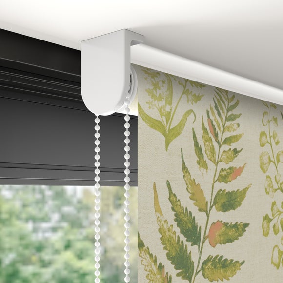 Churchgate Huncote Fire Retardant Daylight Made to Measure Roller Blind Moss