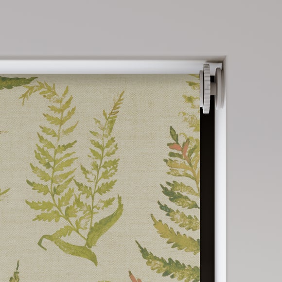 Churchgate Huncote Fire Retardant Daylight Made to Measure Roller Blind Moss
