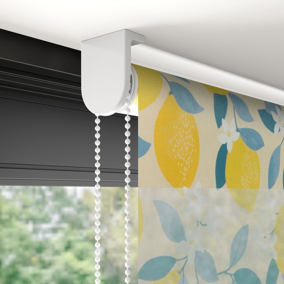Sicily Lemons Sheer Fire Retardant Made to Measure Roller Blind Sicily Lemons