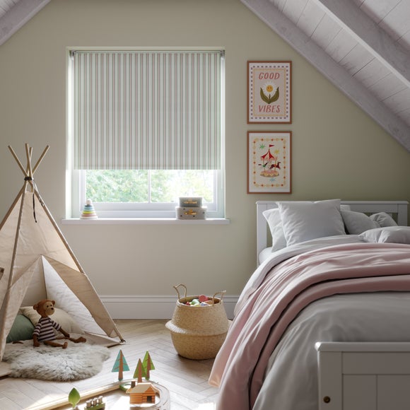 Scallop Stripe Blackout Made to Measure Roller Blind