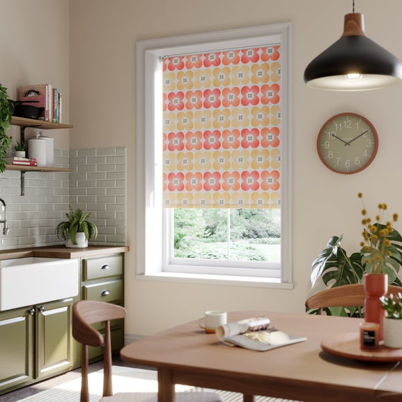 Elements Daisy Fire Retardant Blackout Made to Measure Roller Blind Elements Daisy Multi