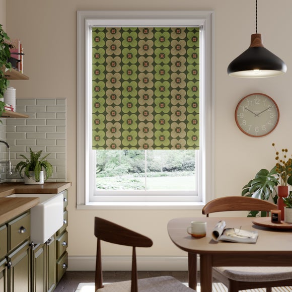 Elements Daisy Fire Retardant Blackout Made to Measure Roller Blind