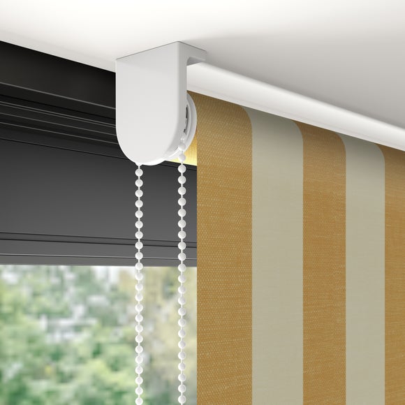 Elements Stripe Daylight Made to Measure Roller Blind Elements Stripe Ochre