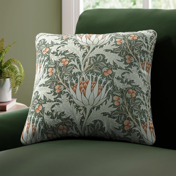 William Morris At Home Artichoke Velvet Made to Order Cushion Cover
