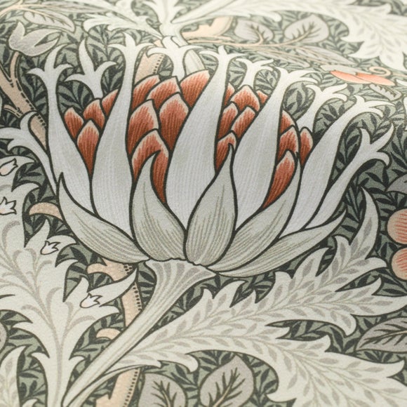 William Morris At Home Artichoke Velvet Made to Measure Curtain Artichoke Velvet Pine