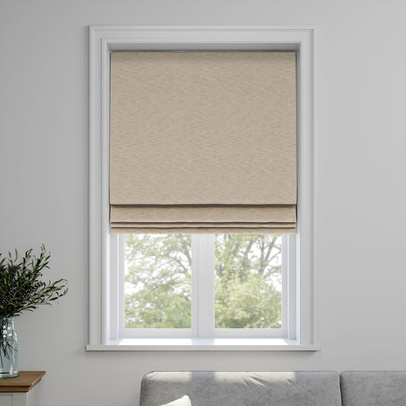 Fowey Made to Measure Roman Blind Oatmeal