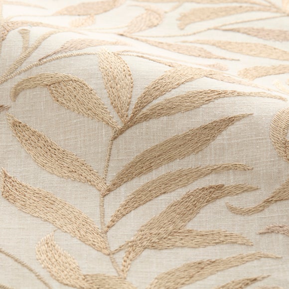 William Morris At Home Willow Bough Embroidery Made to Order Tieback Embroidery Flax