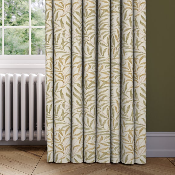 William Morris At Home Willow Bough Embroidery Made to Measure Curtain
