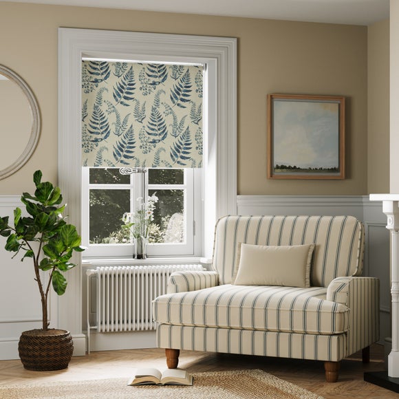 Churchgate Huncote Fire Retardant Daylight Made to Measure Roller Blind Folkstone Blue
