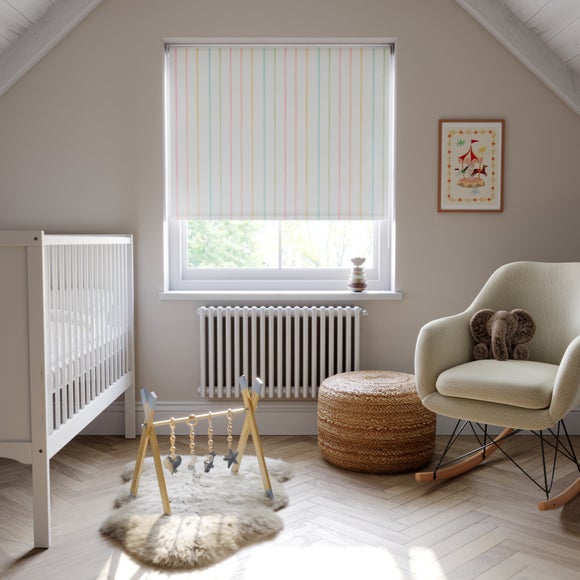 Rainbow Stripe Blackout Made to Measure Roller Blind