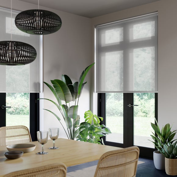 Newbury Sheer Made to Measure Roller Blind Newbury Sheer White