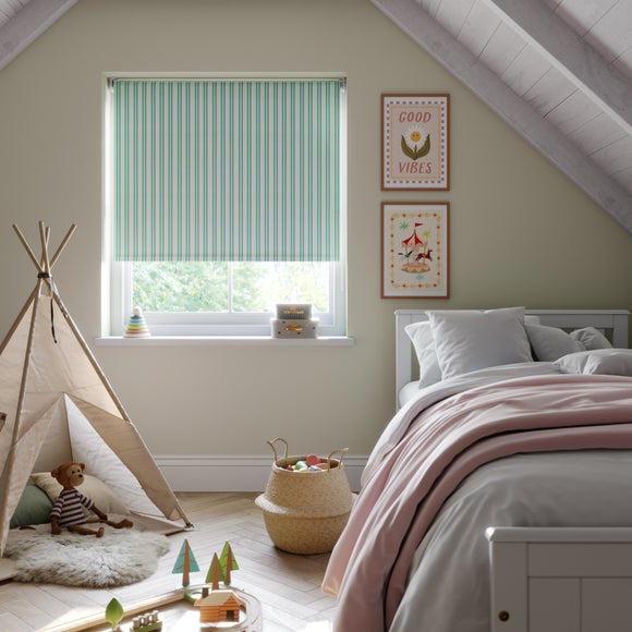 Scallop Stripe Blackout Made to Measure Roller Blind