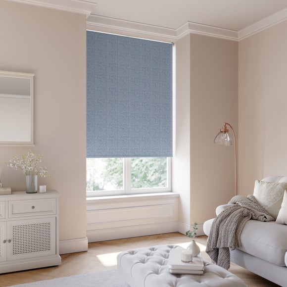 Crayton Blackout Made to Measure Roller Blind Crayton Blue