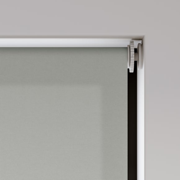Flora Fire Retardant Daylight Made to Measure Roller Blind Flora Grey