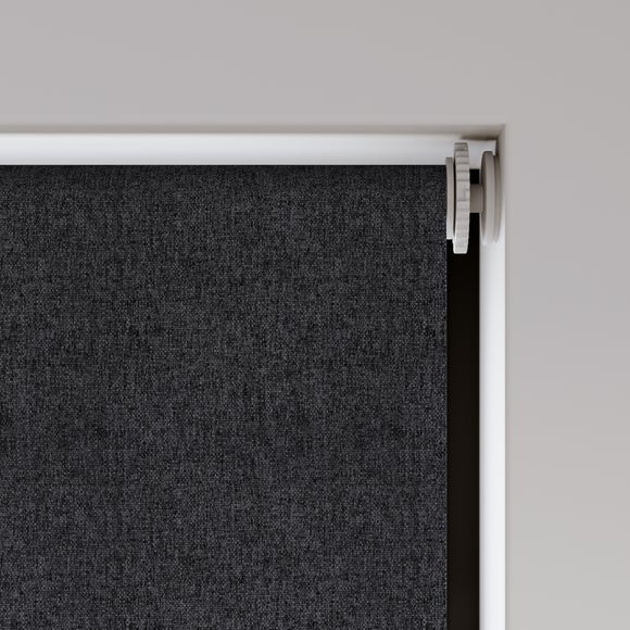 Luna Blackout Made to Measure Roller Blind Luna Black