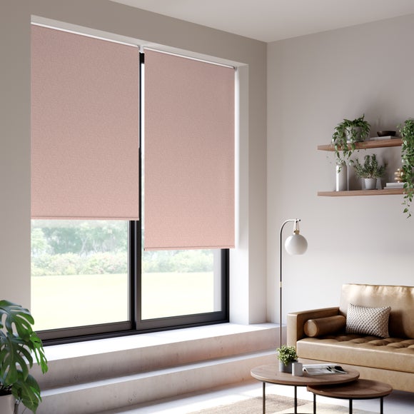 Luna Blackout Made to Measure Roller Blind Luna Blush