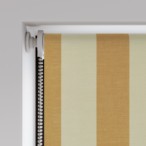 Elements Stripe Daylight Made to Measure Roller Blind Elements Stripe Ochre