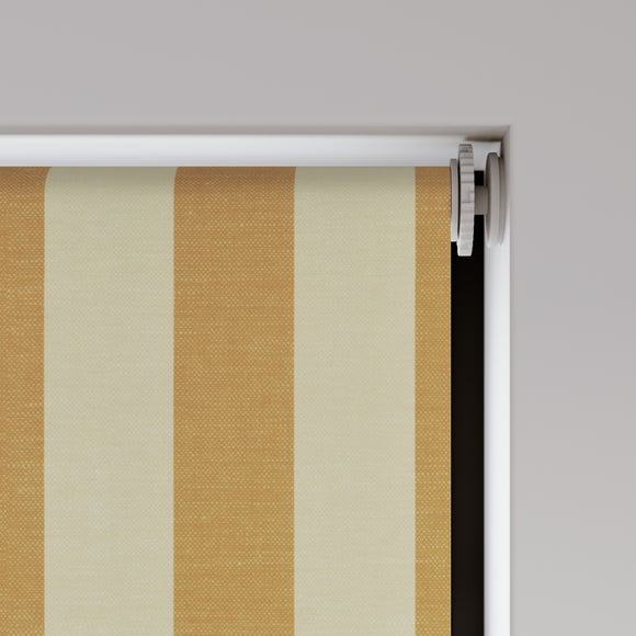 Elements Stripe Daylight Made to Measure Roller Blind Elements Stripe Ochre