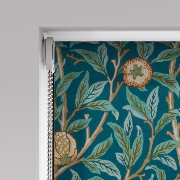 William Morris Bird and Pomegranate Daylight Made to Measure Roller Blind Bird and Pomegranate Teal