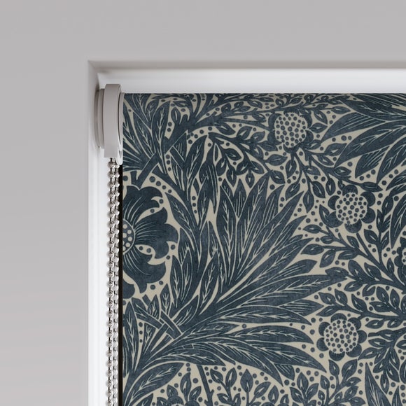 William Morris at Home Marigold Blackout Made to Measure Roller Blind Marigold Navy