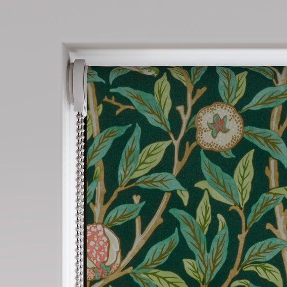 William Morris at Home Bird and Pomegranate Blackout Made to Measure Roller Blind Bird and Pomegranate Spruce