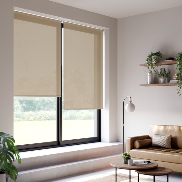 Sheer Made to Measure Roller Blind Mushroom