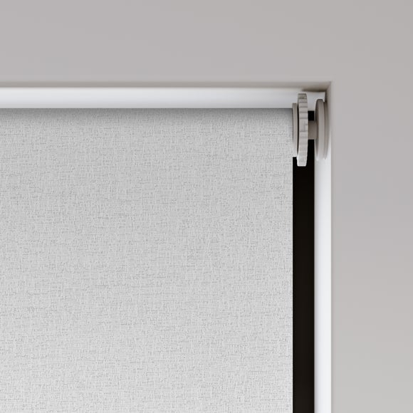 Crayton Blackout Made to Measure Roller Blind White
