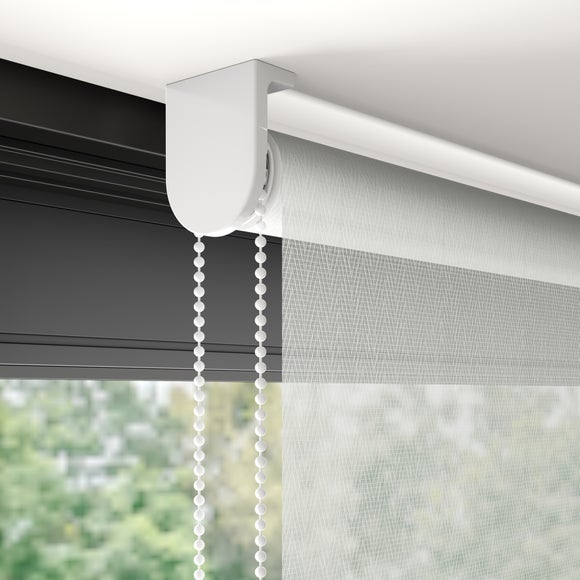 Newbury Sheer Made to Measure Roller Blind Newbury Sheer White