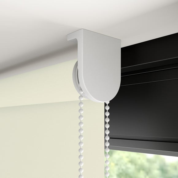 Flora Fire Retardant Blackout Made to Measure Roller Blind Flora Ivory