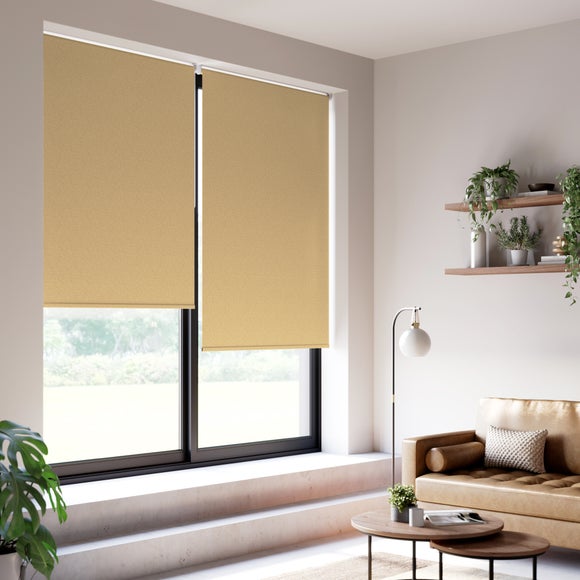 Luna Blackout Made to Measure Roller Blind Luna Honey