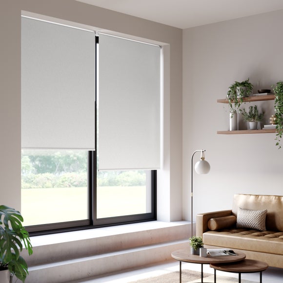 Luna Blackout Made to Measure Roller Blind Luna White