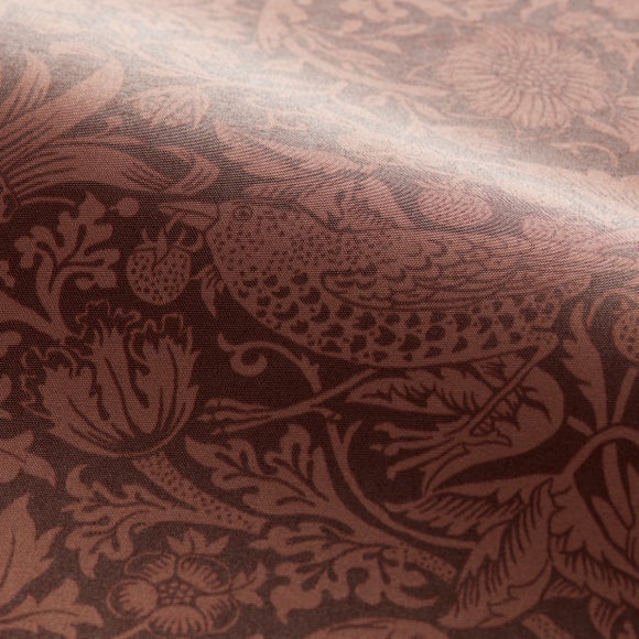 William Morris Strawberry Thief Tonal Blackout Made to Measure Roller Blind Strawberry Thief Tonal Merlot