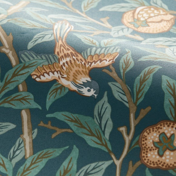William Morris at Home Bird and Pomegranate Blackout Made to Measure Roller Blind Bird and Pomegranate Teal