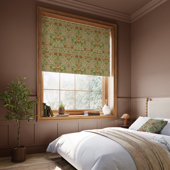 William Morris at Home Lodden Blackout Made to Measure Roller Blind Lodden Strawberry