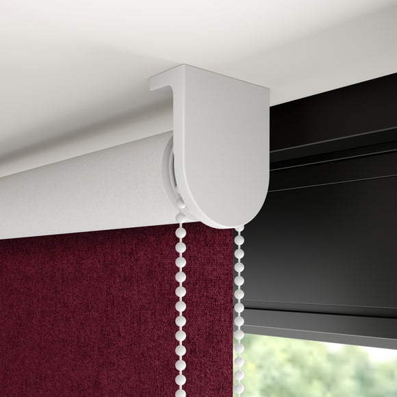 Luna Blackout Made to Measure Roller Blind Burgundy