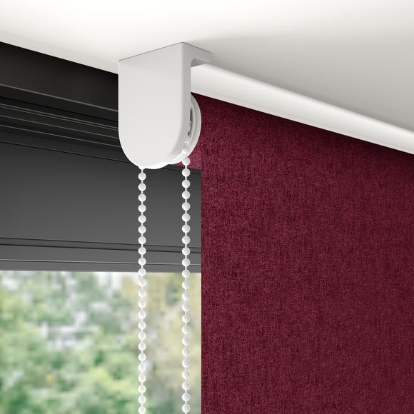 Luna Blackout Made to Measure Roller Blind Burgundy