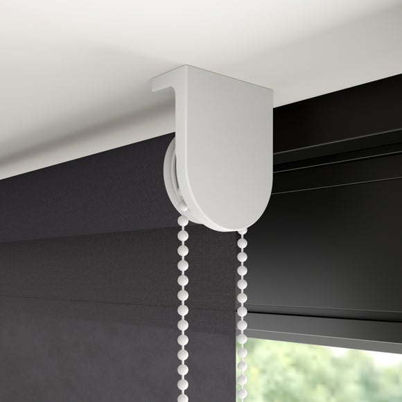 Sheer Made to Measure Roller Blind Black