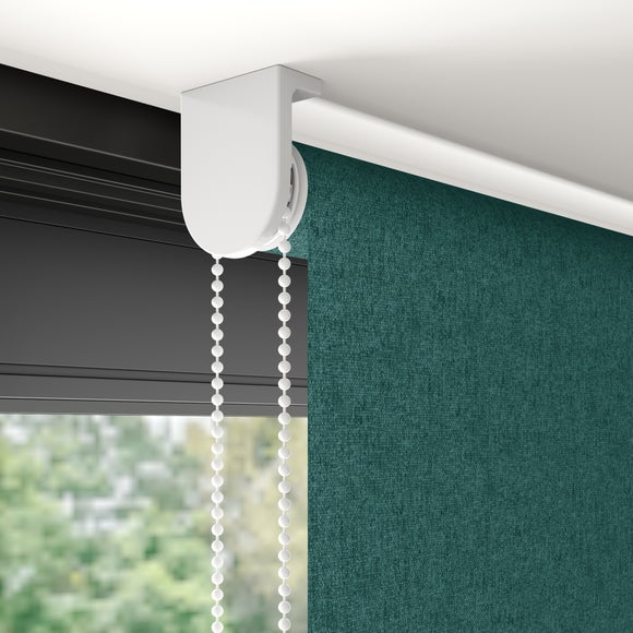 Luna Blackout Made to Measure Roller Blind Dark Teal