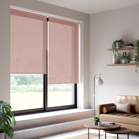 Sheer Made to Measure Roller Blind Blush