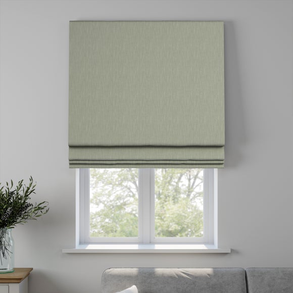 Herringbone Made to Measure Roman Blind Herringbone Mistletoe