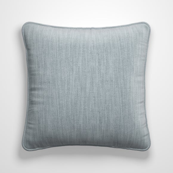 Herringbone Made to Measure Cushion Cover Herringbone Lake Blue