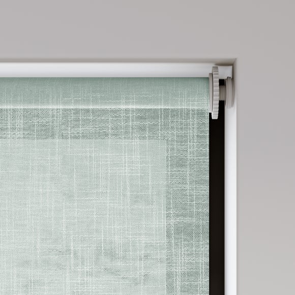 Wexford Moisture Resistant Made to Measure Roller Blind Soft Blue