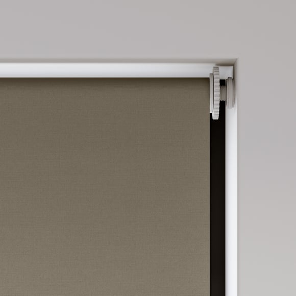ColourLux Blackout Made to Measure Roller Blind Fawn