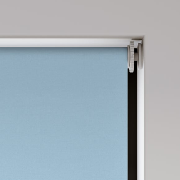 ColourLux Blackout Made to Measure Roller Blind ColourLux Blue