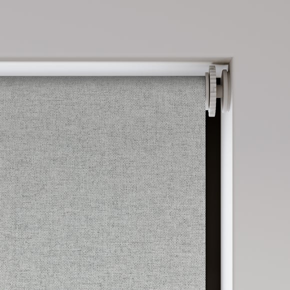 Henley Blackout Made to Measure Roller Blind Henley Silver